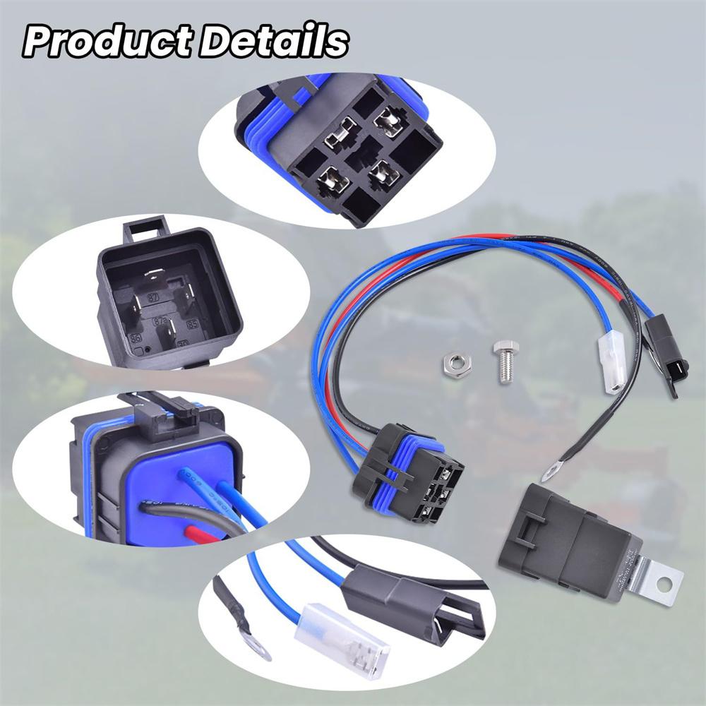 AM107421 Improvement Starter Relay Kit Fit for John Deere Kawasaki Onan 130 160 165 170 175 180 185 316 318 320 420