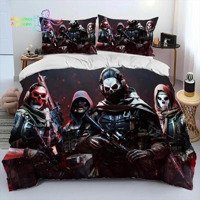 Game Call of Duty Gamer Comforter Bedding Set Single Twin Full Queen King Size Bed Set Adult Kid Bedroom Bedding Gift
