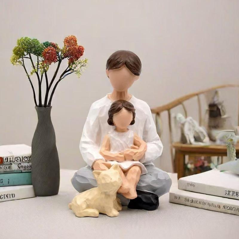 1pcs Human Figure Resin Ornament Home Decor Desktop Small Ornament Craft Figurine Interior Decoration Statue