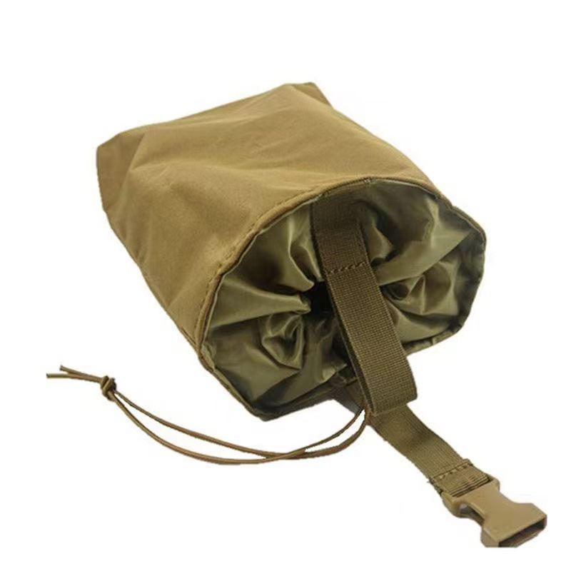 Riñonera Táctica MOLLE Camuflaje: Bolsa de Reciclaje Plegable y Estuche para Emergencias, Montañismo y Actividades al Aire Libre