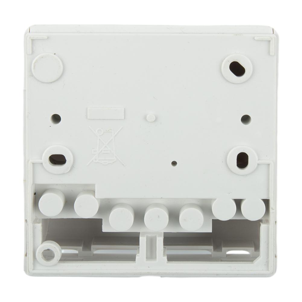 Temperature Switch Thermostat L83 X H83 X T31mm Room Temperature Controller White 220V AC For Hotel Restaurant Brand New