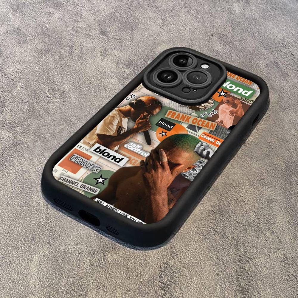 Singer F-Frank O-Ocean Phone Case IPhone 16 Plus 15 11 14 12 13 17 Pro Max Shockproof Soft Cover
