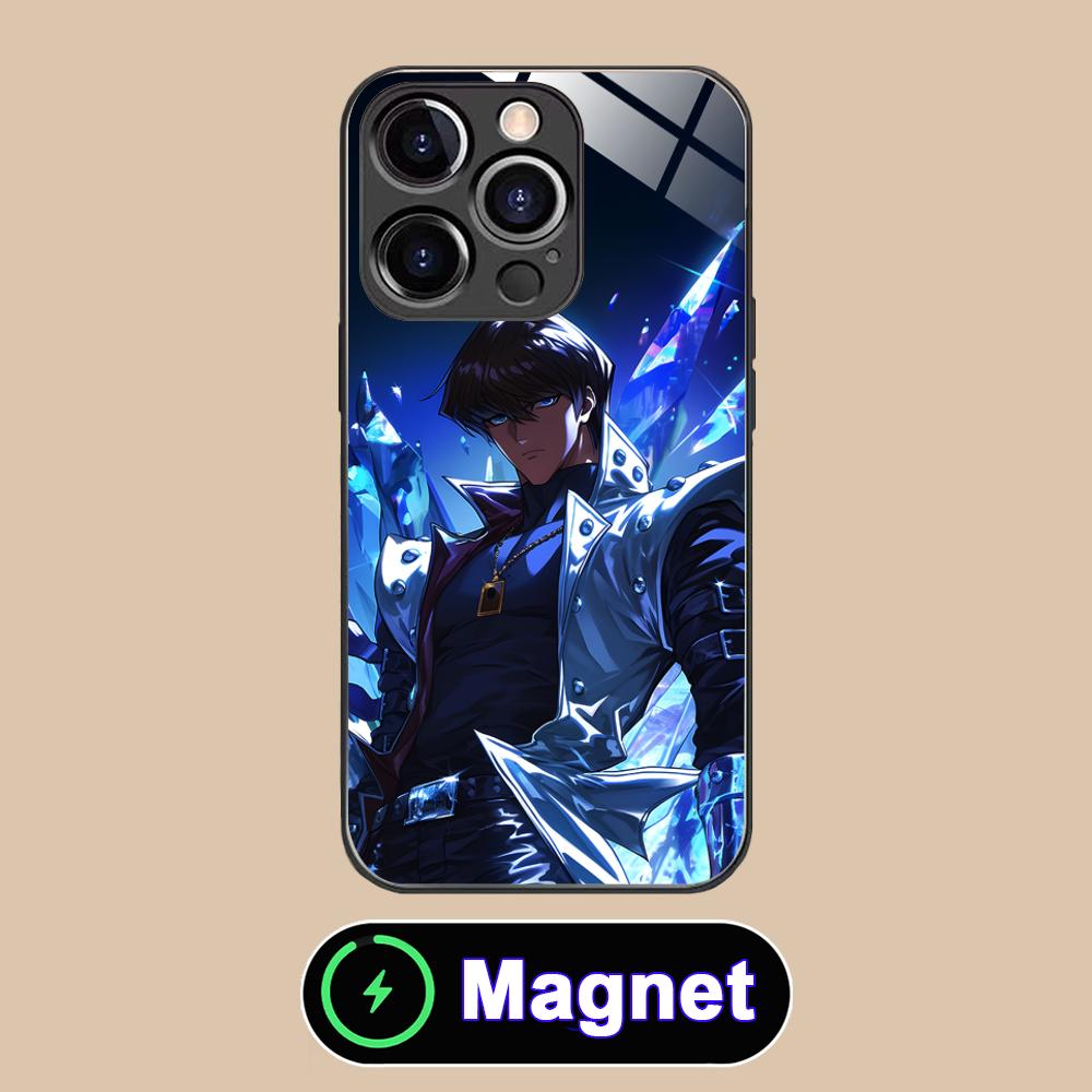 Yugioh Seto Kaiba Phone Case for iPhone 17 16 15 14 13 12 11 Air Pro Max Plus Mini Glass MagSafe Cover