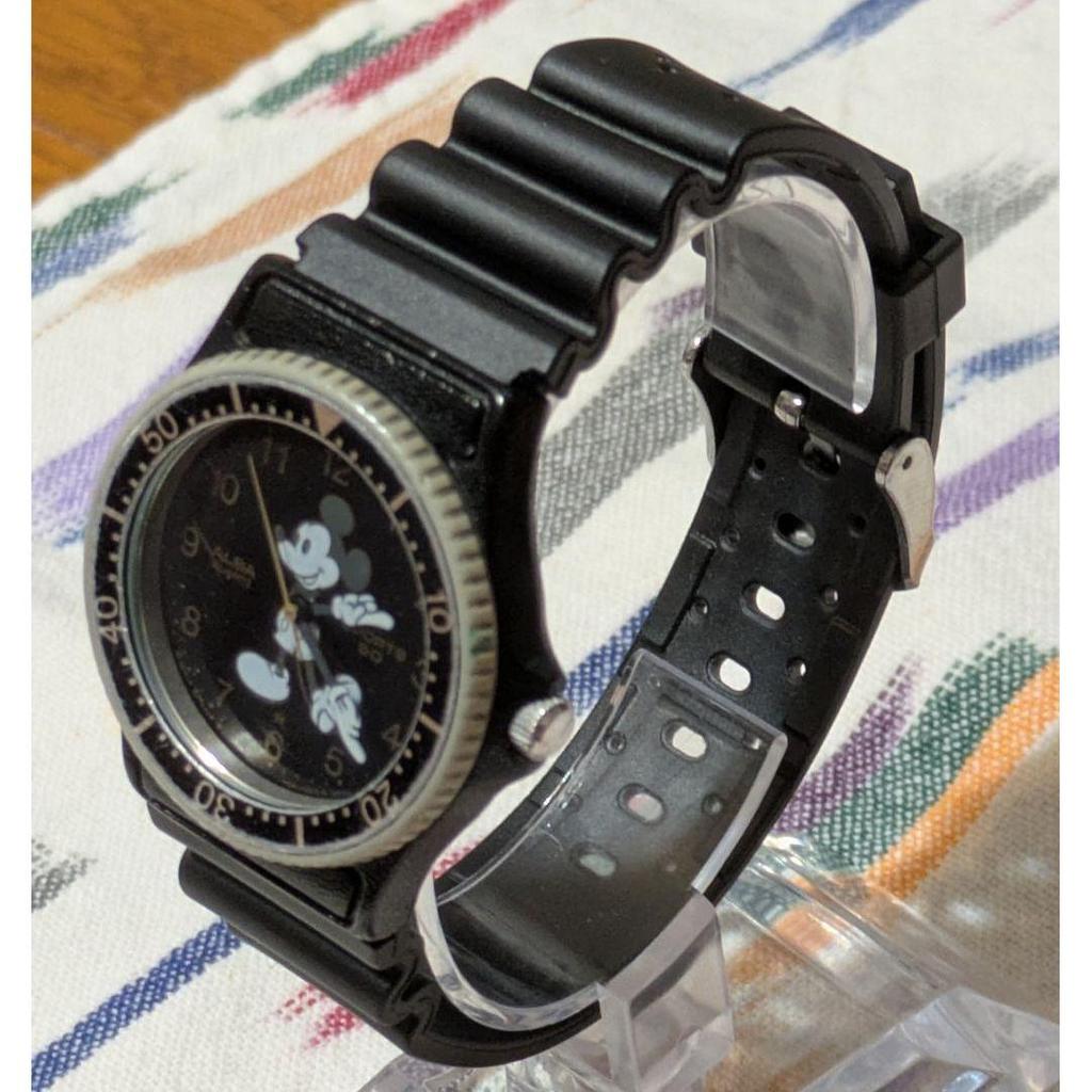Used SEIKO ALBA SPORTS Monochrome Mickey Mouse Watch