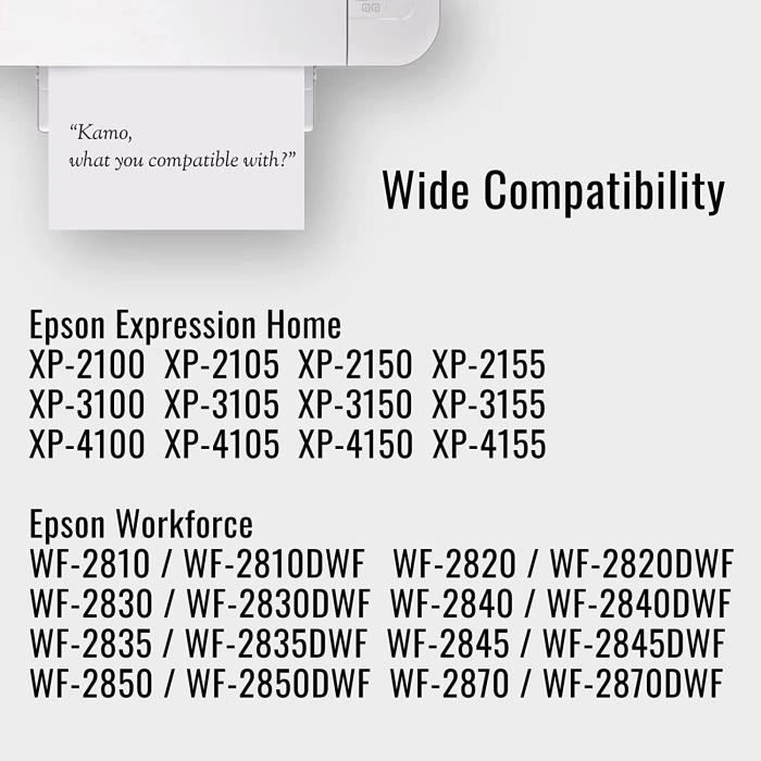 LIWI-603 XL Pack de 8 Cartouches d'encre Compatible avec Epson 603 603XL Cartouche, pour Expression Home XP-2100 XP-2105 XP-31[947]
