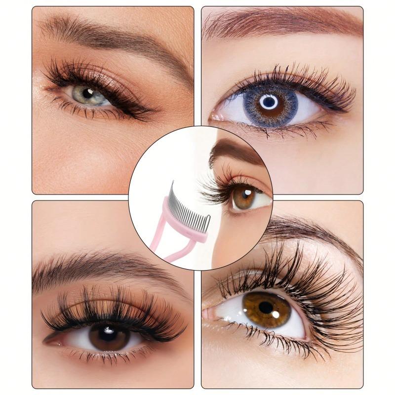 1 Piece Of Stainless Steel Ultra-Fine Eyelash Steel Comb, Recommended By Makeup Artists For Shaping And Combing After Clamping