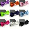 Men Classic Solid Color Bowtie Necktie Tuxedo Wedding Party Adjustable Bow Tie