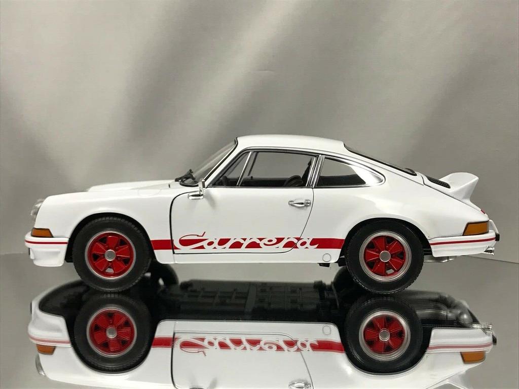 Willy scale Porsche 911 Carrera RS 1973 1/18 2.7 (White/Red)