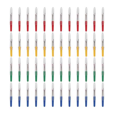 48Pcs Seam Rippers Durable Plastic Handle Thread TakeUp Device for Cross Stitch Sewing