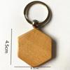 3pc/Set Holz Schlüsselanhänger Buche Schlüsselanhänger Anhänger
