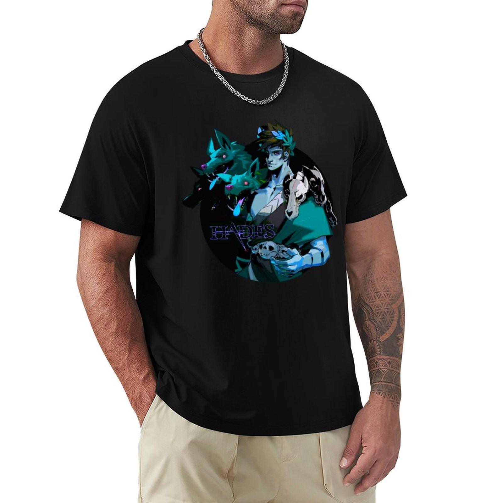 

zagreus hades TShirt plus sizes cute tops mens shirts graphic tee 4XL