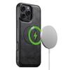 Luxury Magsafe Cowhide Magnetic Case iPhone 16 15 14 13 12 Pro Max Plus Wireless Charging Case