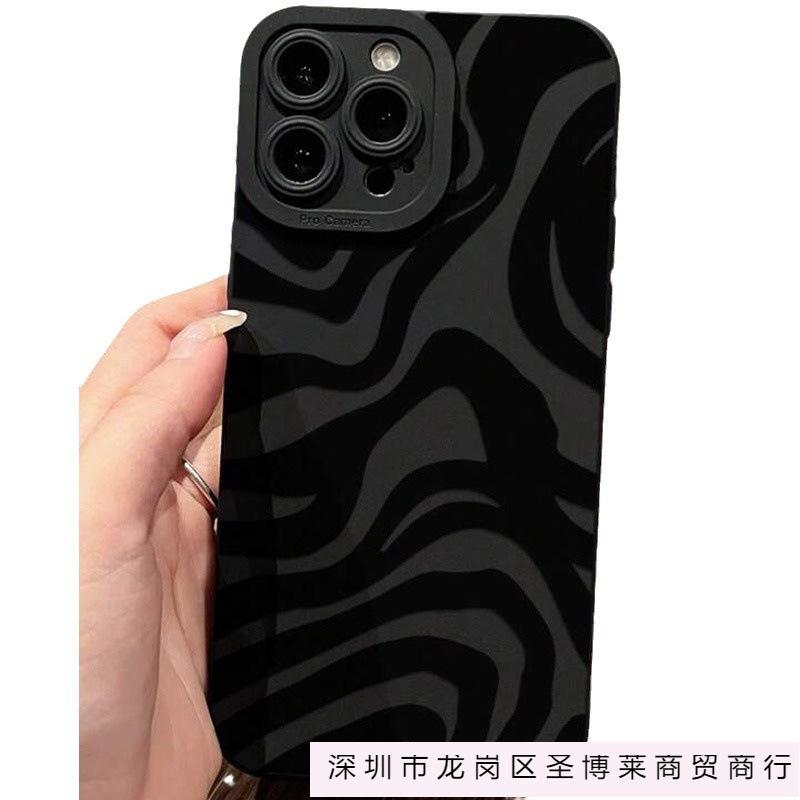 Black stripe for Apple 15 mobile phone case iphone12promax set 14/13/11/XSMAX pupil eye 78 black