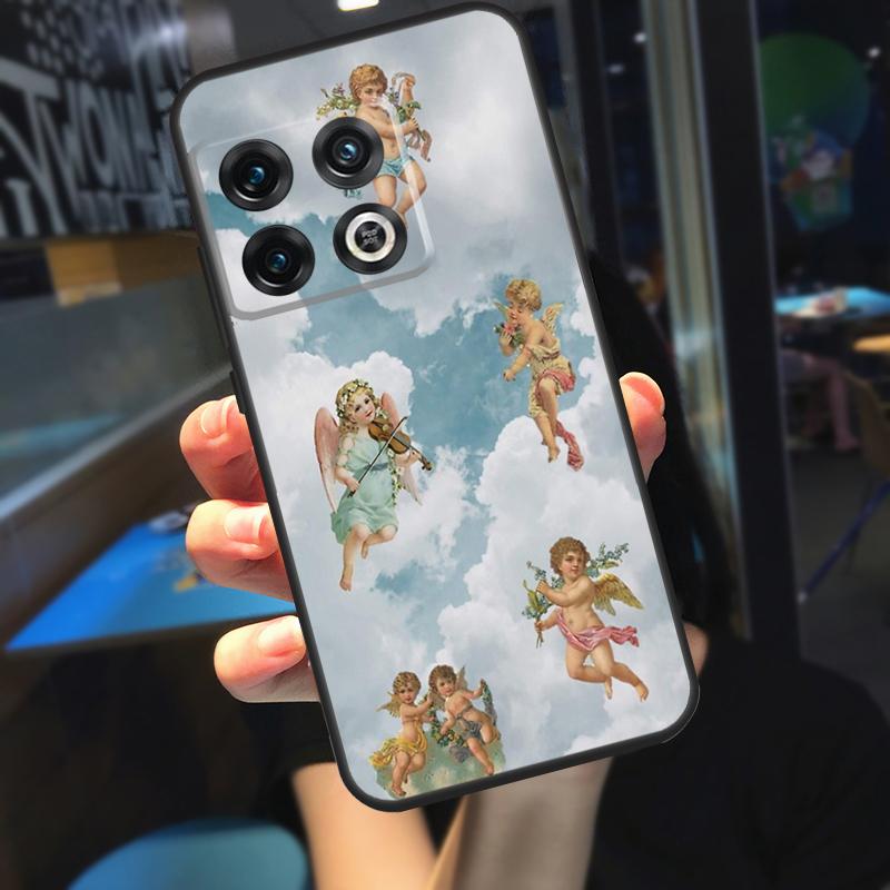 Renaissance Angels In Sky Funda For OnePlus 12 12R 13 R 11 9 10 Pro 8T 9RT 10T OnePlus Nord N20 N30 CE 4 2 3 Lite Case
