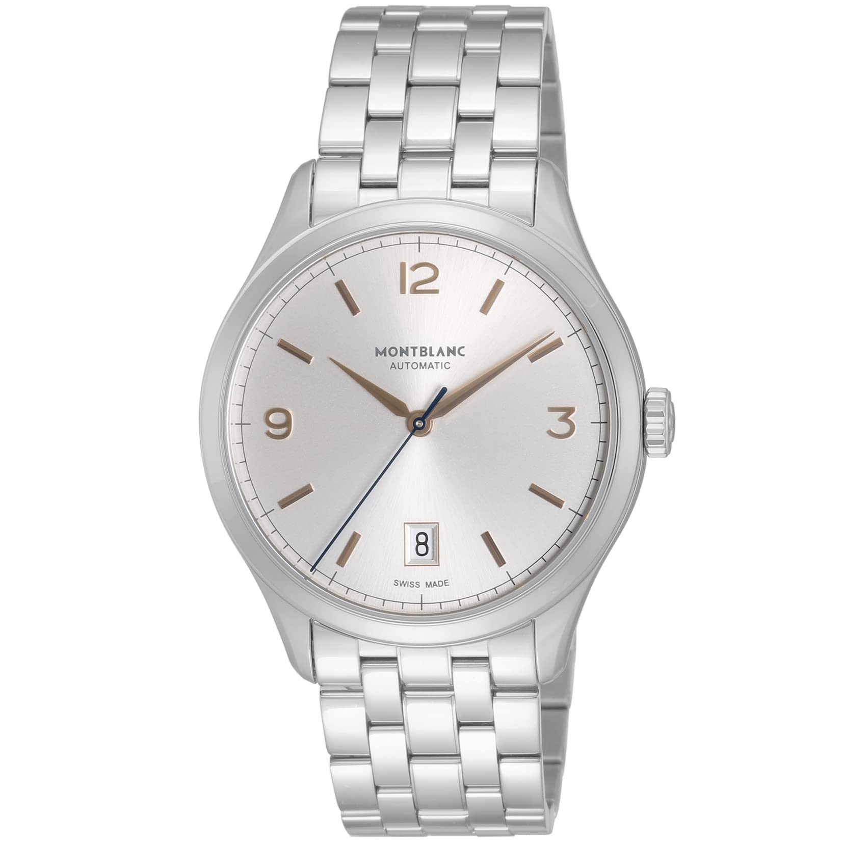 

Watch HERITAGE Automatic Silver Dial Stainless Steel Sapphire Glass Automatic Winding 38MM Swiss Fountain Pen Ballpoint Pen Watch 112519 Silver срібний