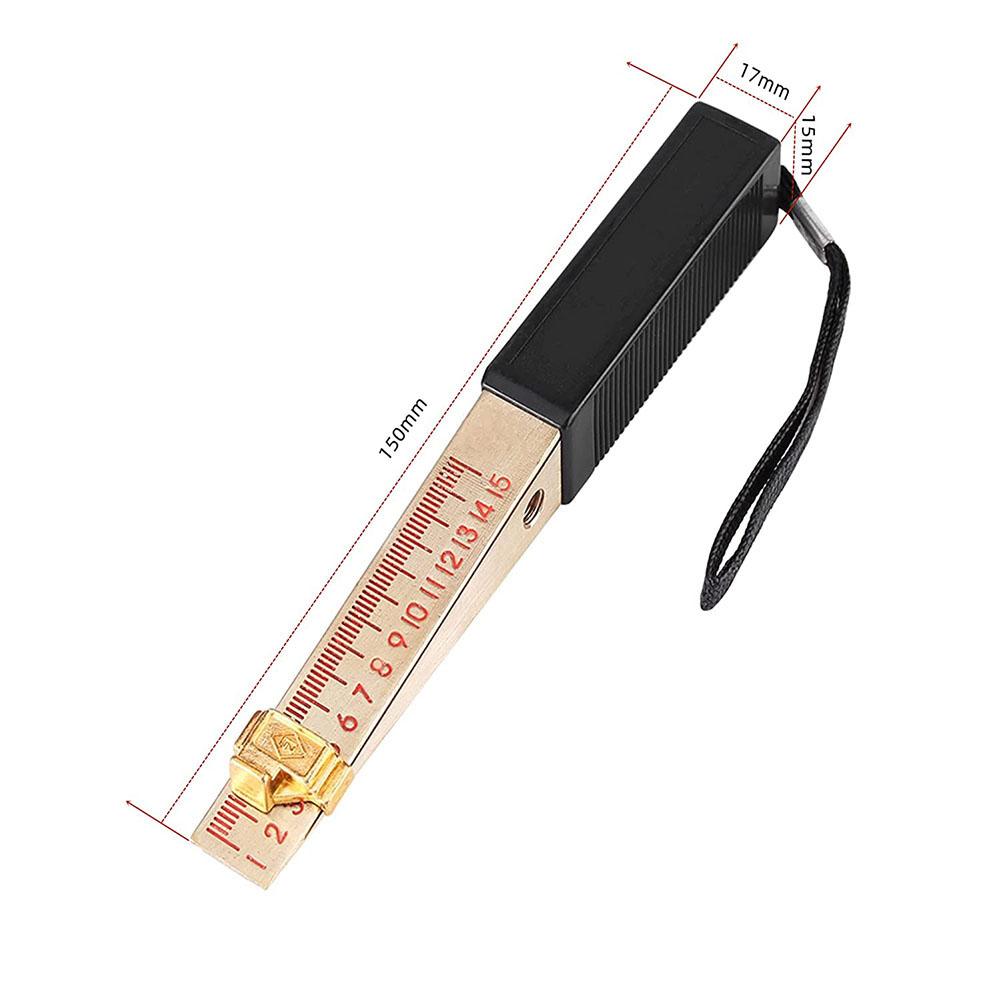 Portable Door Gap Measuring Tool with High Precision 0 2mm Feeler Gauge for Fire Doors and Engineering Applications