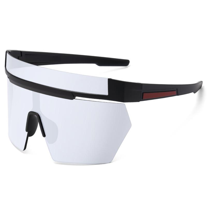 

TR90 large frame windproof glasses, outdoor road cycling sunglasses, UV protection colorful sunglasses