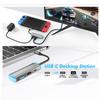 USB-C Hub with Power Supply: Laptop/Desktop to HDMI Dock and U Disk Expansion Switch