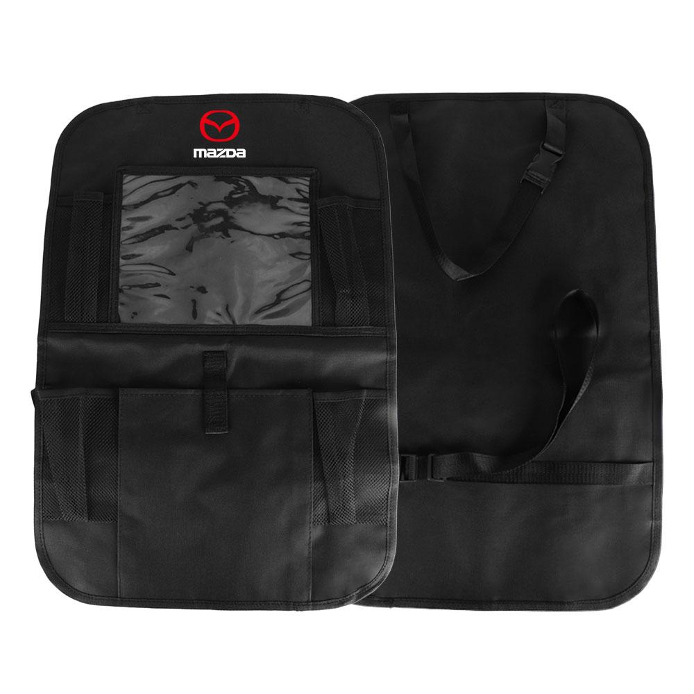 AAGH1 Car Backseat Organizer Seat Back Storage Bag Kids Protector Cover For Mazda 3 Alexa CX4 CX5 CX8 3 6 DJ BL BM GJ CX-5 CX3 CX9 CX7