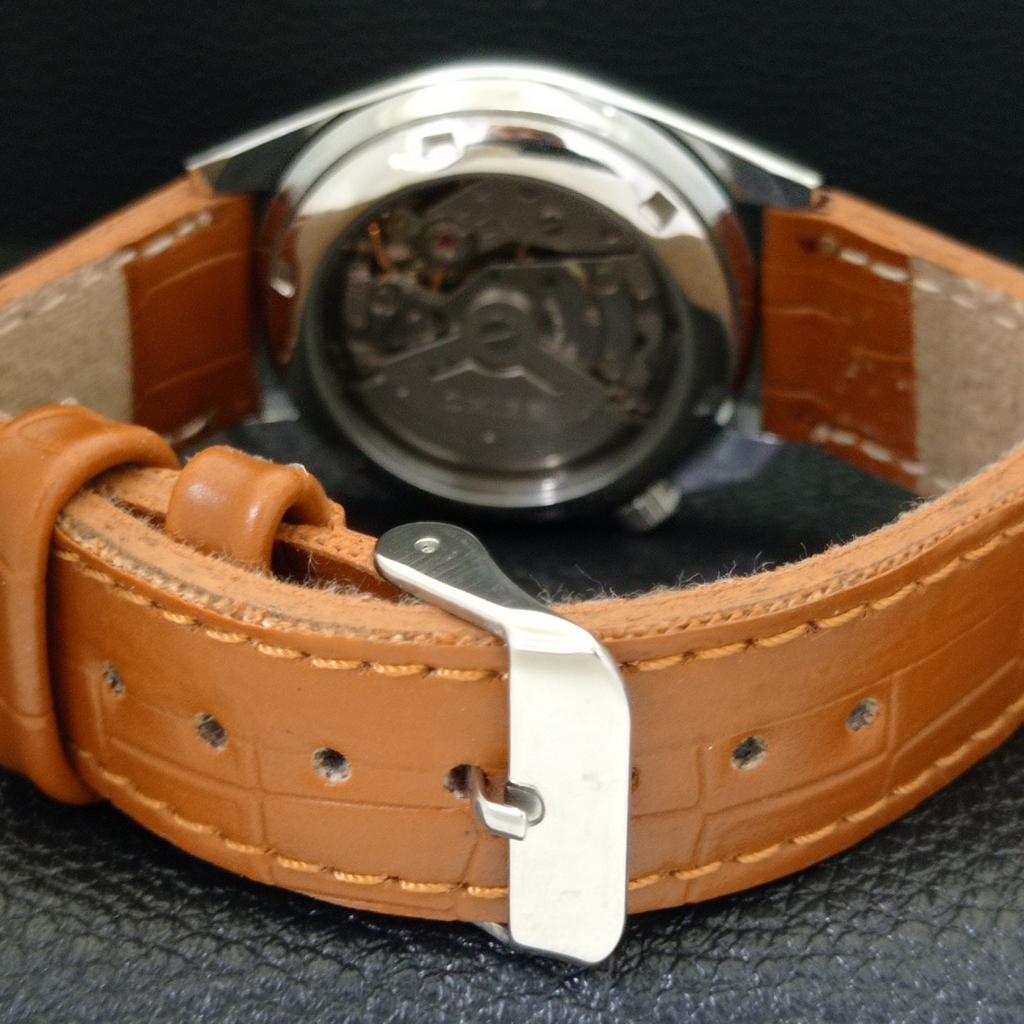 AUTOMATIC VINTAGE REFURBISHED SEIKO 5 JAPAN MENS YELLOW DIAL WATCH a440417-4 Sk-a440417-1