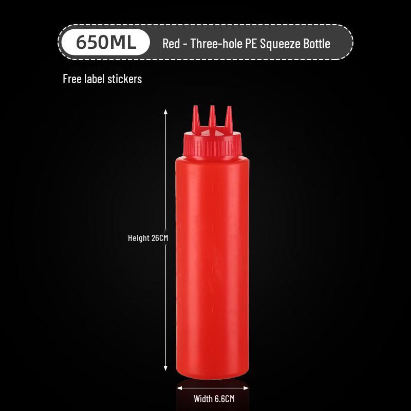 ZISIZ Plastic Squeeze Sauce Bottle