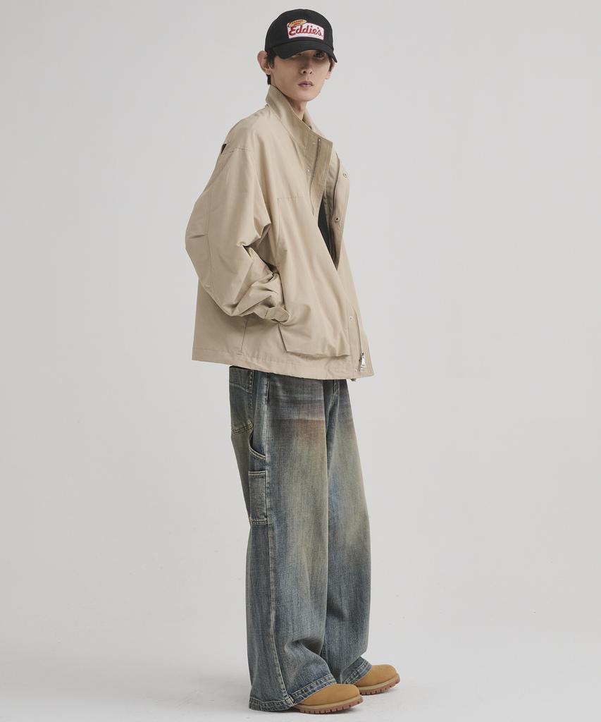 TAKEASY Heritage Harrington Jacket (Sand Beige)