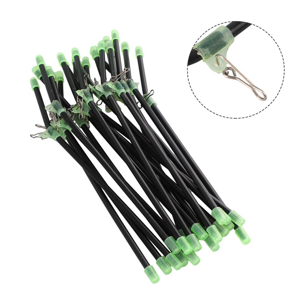 20pcs-Sea Fishing Anti-Tangle Feeder Bo Om Luminous Anti-Tangle Bo Oms With Snap