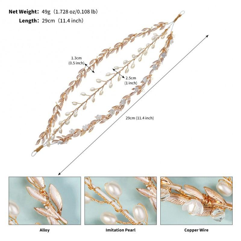Mori Holiday Style Wreath Headband Female Niche Creative Retro Bride Headwear Handmade Flower Pearl Three-layer