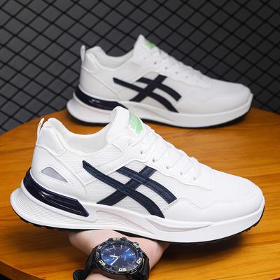 Neue Herren Fly-Woven Mesh Atmungsaktive Sportschuhe Koreanische Version Vielseitige Freizeitschuhe Leichte Weichsohlen-Laufschuhe