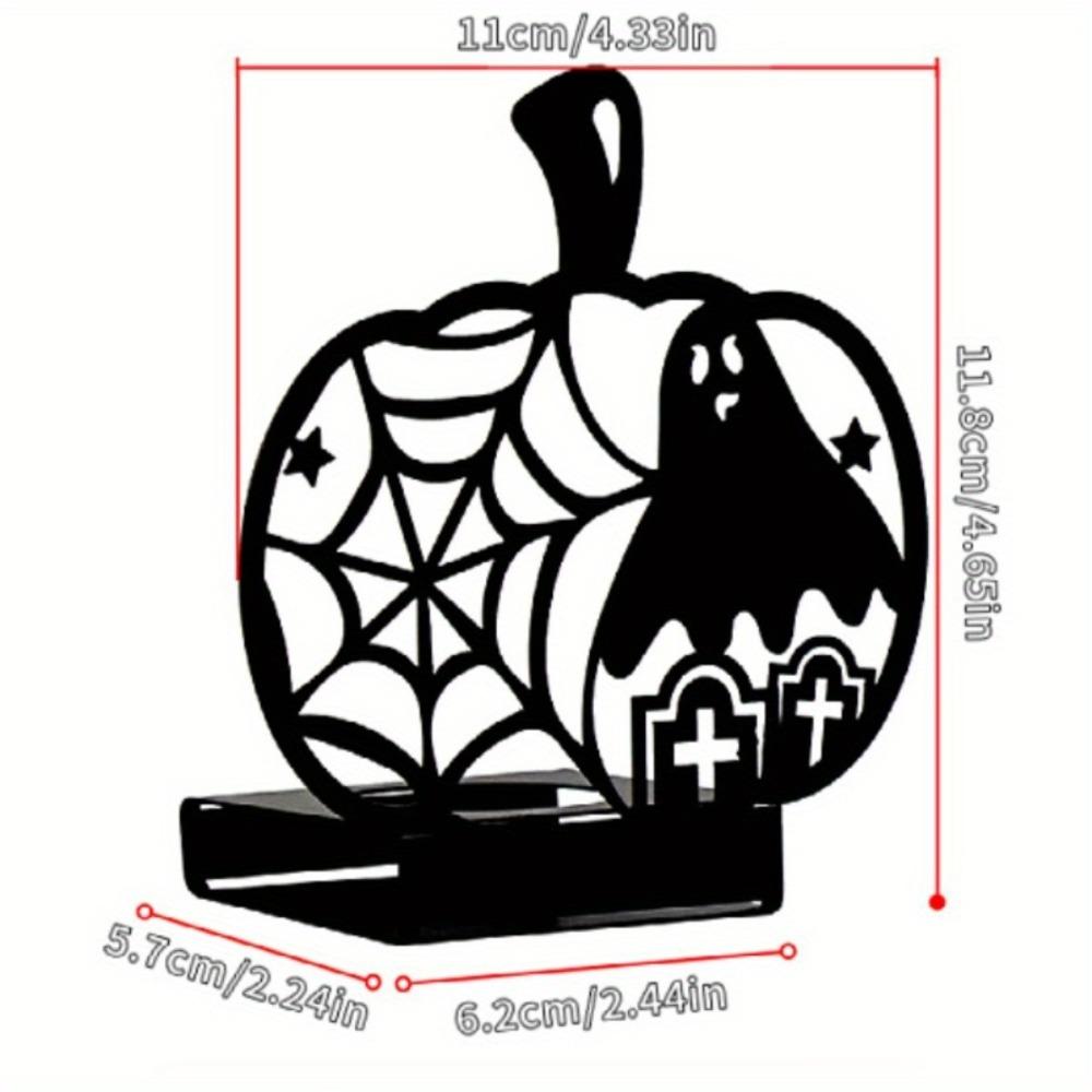 Schmiedeeiserner Kerzenhalter Halloween Gothic Dekoration, Gruselige Wohnaccessoires für Party Weihnachten Neujahrsgeschenk