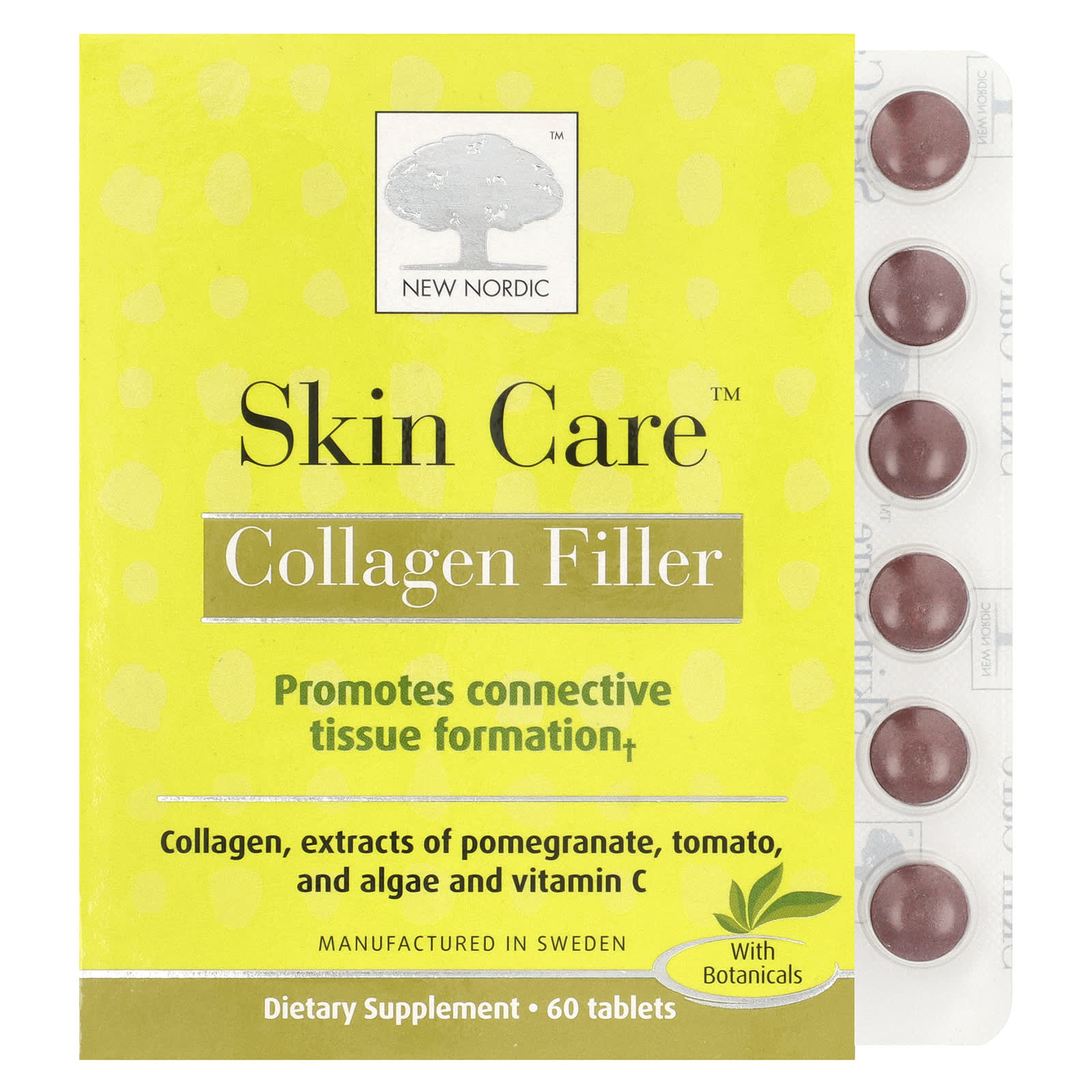 

Skin Care, Collagen Filler, 60 Tablets