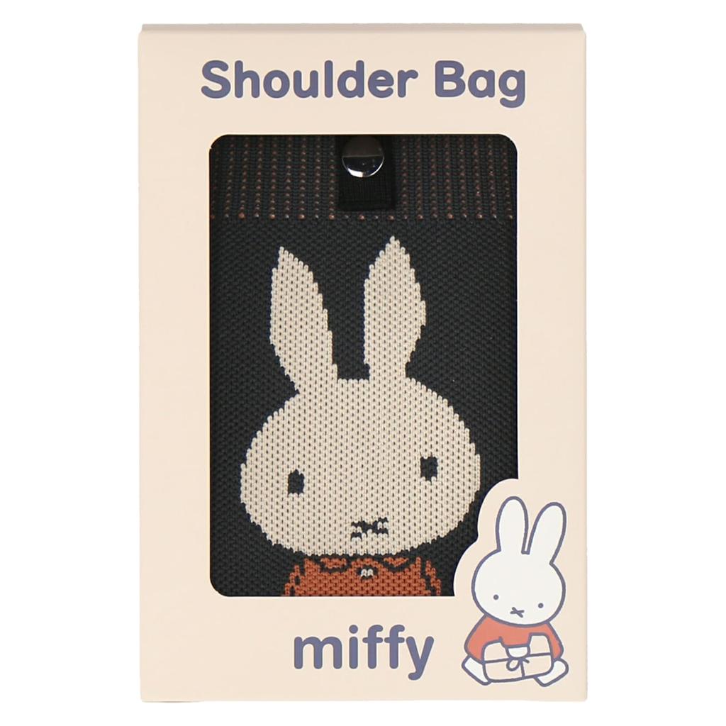 Miffy Women's Knit Shoulder Bag, 30601802, Gray (30601802B)