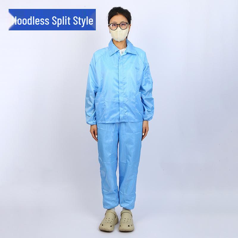 Anti-Static Dustproof Hooded Protective Coveralls for Pharmaceutical, Food, and Electronics Workshops