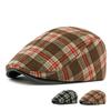 LDSLYJR Winter Polyester Print Warm Newsboy Caps Men Flat Cap Women Painter Beret Hats 152