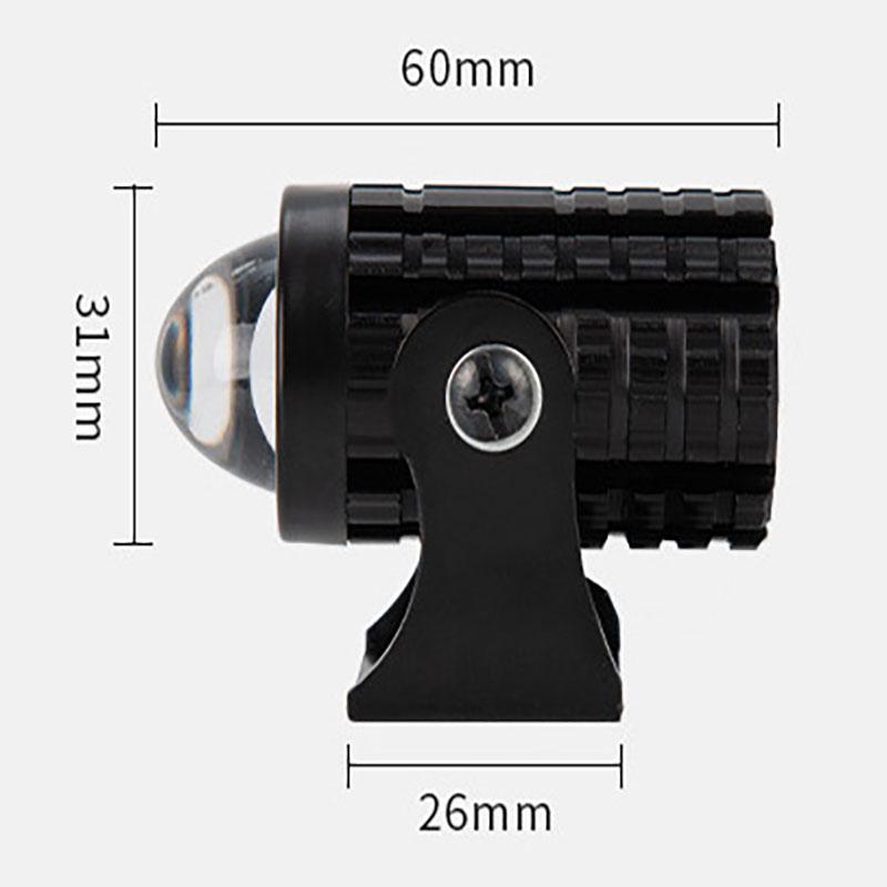 For Auxiliary Spotlight Lamp Moto Fog Light Accessories Motorcycle Mini Driving Light Headlight Universal Dual Color ATV Scooter