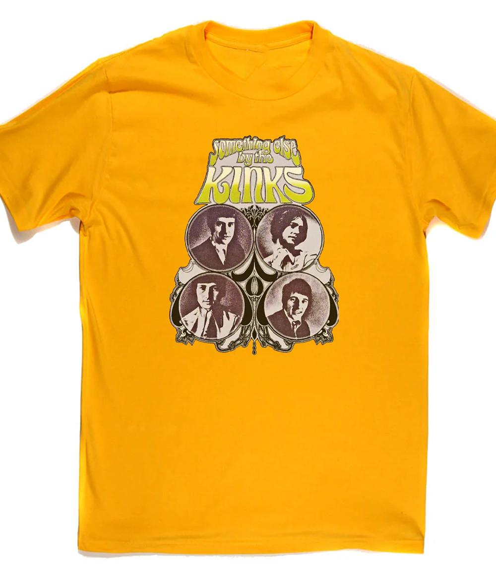 The Kinks NEW yellow T-shirt short sleeve All sizes TD143 L