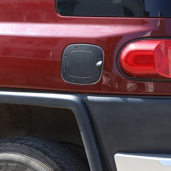 Matte Black Car Fuel Tank Cover Gas Door Cap For Toyota FJ Cruiser 2007-22
