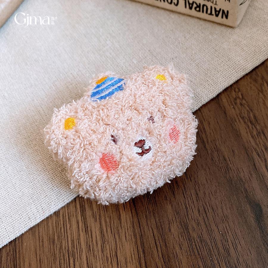Cartoon Cute Fabric Plush Bear Brooch Pin Accessories Design Sense Clothing Accessories