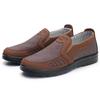 Men's Shoes Autumn New Old Beijing Cloth Shoes Soft Sole Comfortable Casual Single Shoes One Pedal Light Middle-aged and Elderly Father Shoes