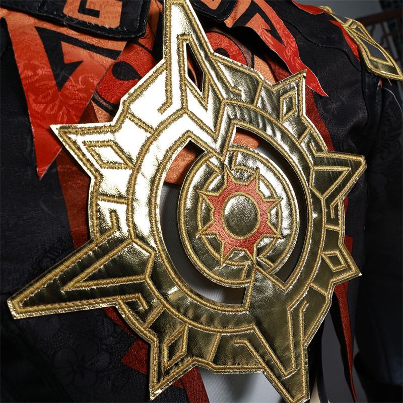 Game Genshin Impact Pyro Archon Mavuika Cosplay Costume Sexy Women Jumpsuit Halloween Party Outfit Full Set