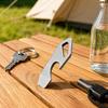 Everyday Carry Pry Bar with Cap Opener, Integrated Flat Tool Body with a Wide Tip, Side Hook Opening, and Slot for Frequently Carried Gear