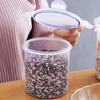 Food Storage Jar 800ml Pantry Canister Plastic Tight Sealing Multi Purpose Food Container for Cereal Grains Kitchen