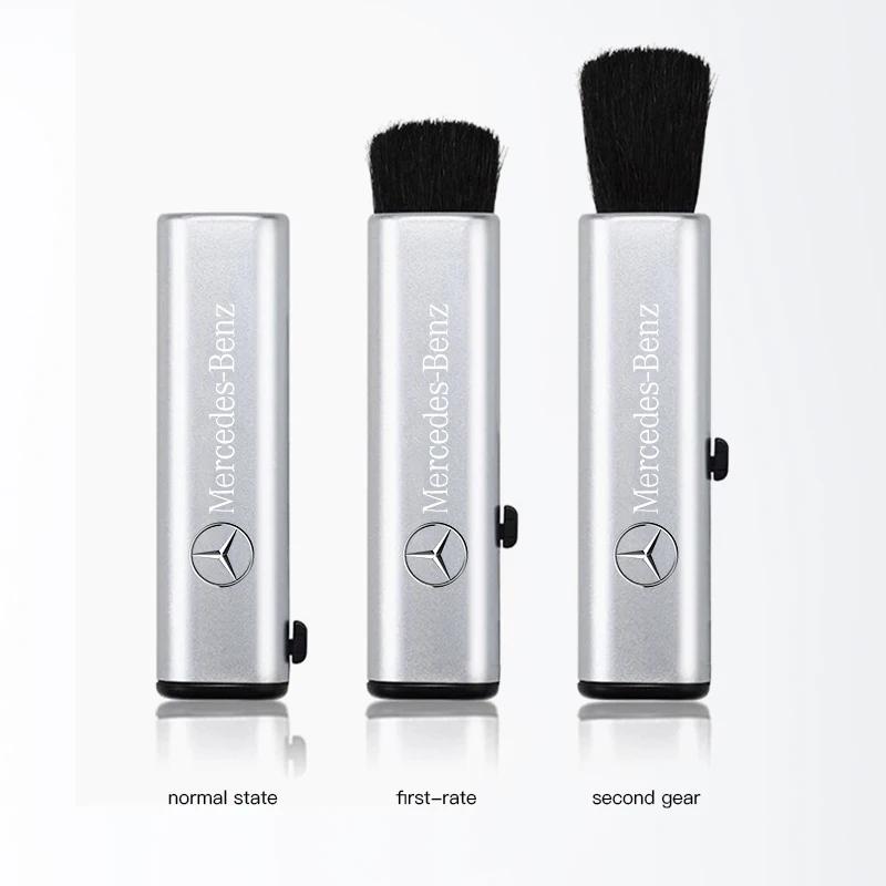 CEM1 Hot 2025 Car Interior Cleaning Brush Extendable Portable Fine Bristle Brush For Mercedes Benz AMG W203 W206 W220 W205 W211 W212