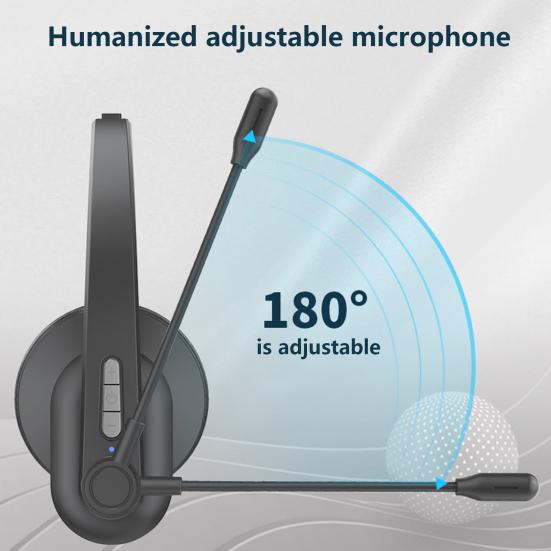 Wireless Headset Bluetooth-compatible 5 Noise Reduction Truck Driver Over Ear Headphone