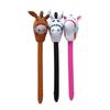 PVC Inflatable Balloon Cartoon Inflatable Stick Horse New Animal Long Sticks Balloon  Kids