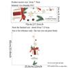 Cute Xmas Door Window Stickers Cartoon Christmas DIY Decal  Festival Decor