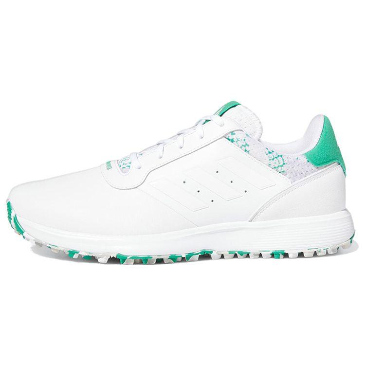 Adidas S2G SL 23 Shock Absorbing Slip Resistant Durable Low Top Golf Shoes Men Sneakers White Green GV9422