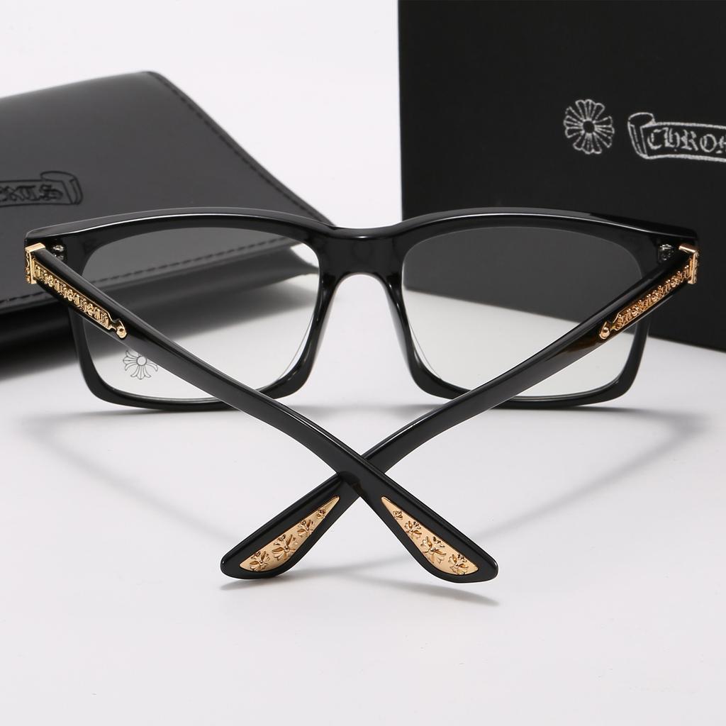 New Square Large Frame Optical Glasses Men's and Women's Fashionable High-definition Anti Blue Light  Anti-radiation Glasses