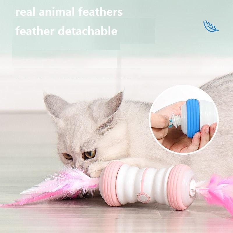 Electric Amusing Cat Toy Automatic Amusing Cat Ball To Relieve Boredom To Vent Amuse Cat Stick Meow Car Charging