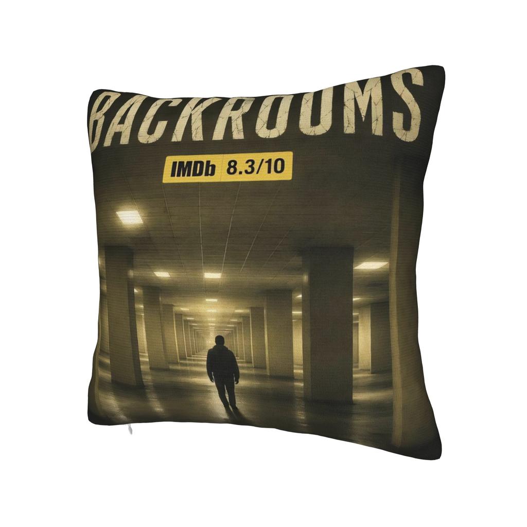 Decorative Pillowcase Backrooms Horror Movie 2026 Merch Sofa  Pillow Case Cover Square Multi-Size
